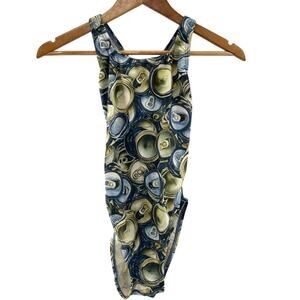 Speedo Soda Can Pop Collage Art to Wear Flyback One Piece
Swimsuit Size 34 / 10